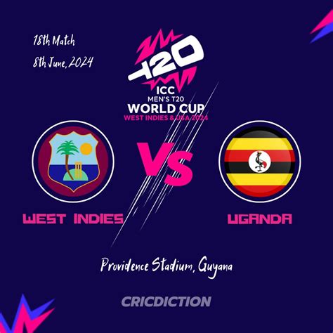 West Indies vs Uganda Prediction, Odds & Betting Tips 